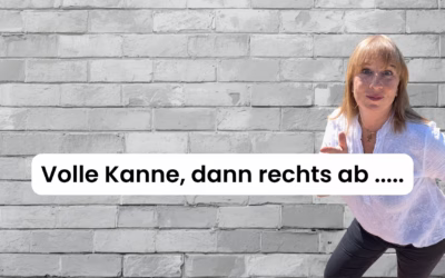 Volle Kanne, dann rechts ab